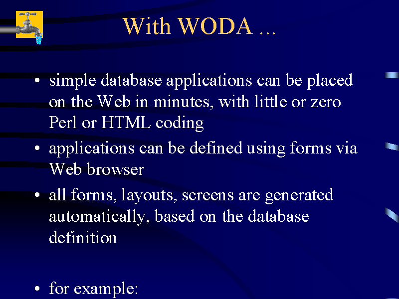 What else can be done with WODA?